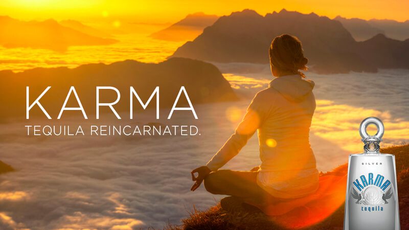 Karma Tequila Yoga Ad